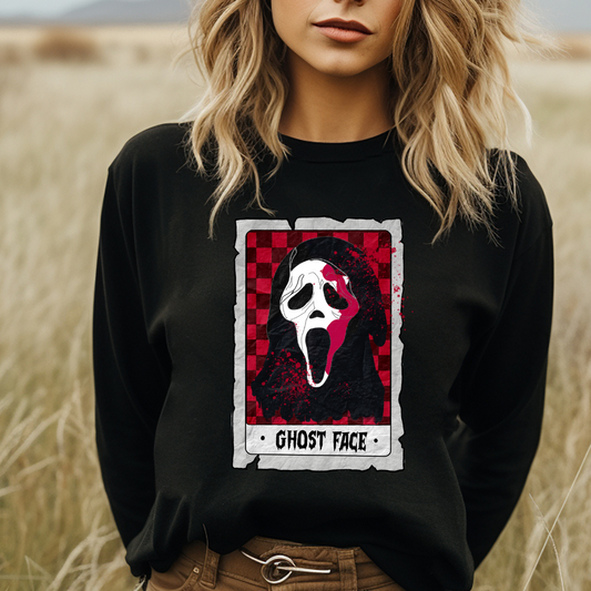 Ghost Tarot Cards Horror Movies Crewneck Sweatshirt