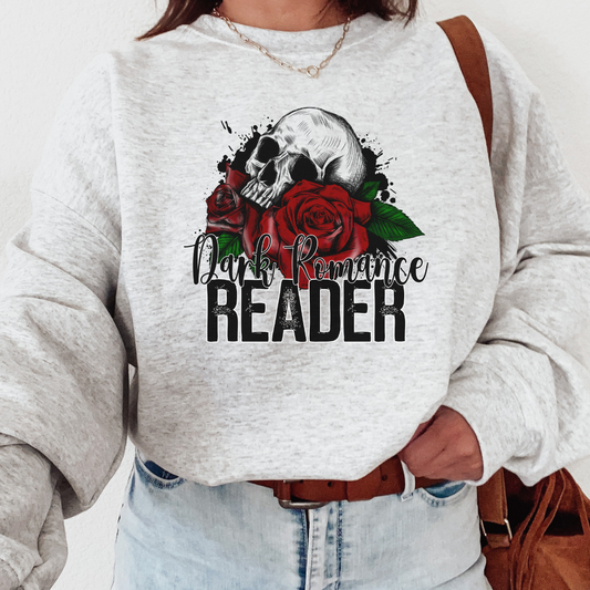 Dark Romance Reader Crewneck Sweatshirt